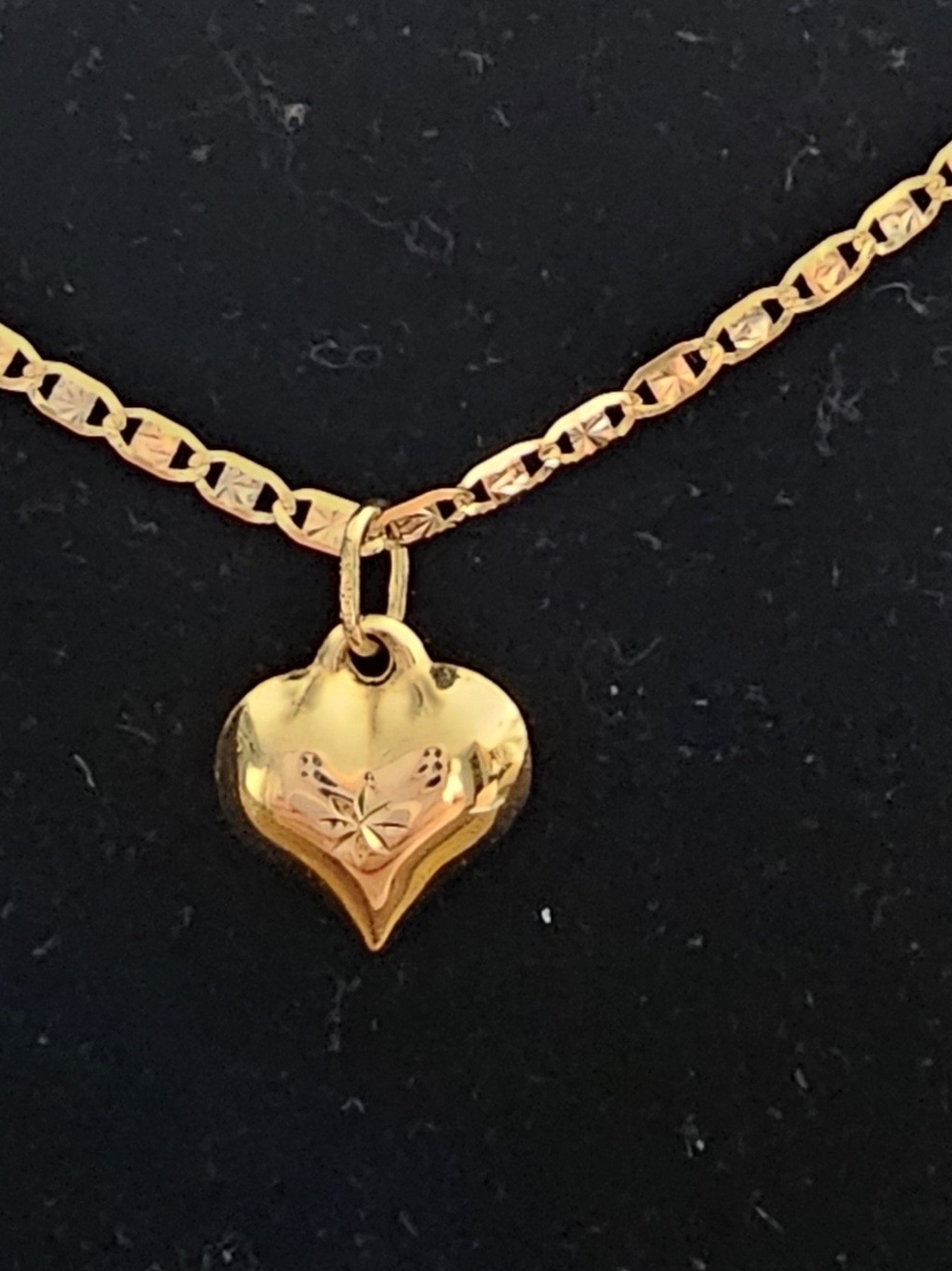 14 Solid Gold Heart Pendant Necklace - Elegant Women’s Jewelry